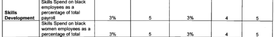 Public Sector Scorecard - Skills Development (1)