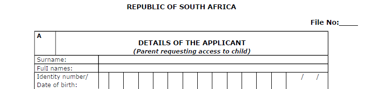 R250 Form 11(1)