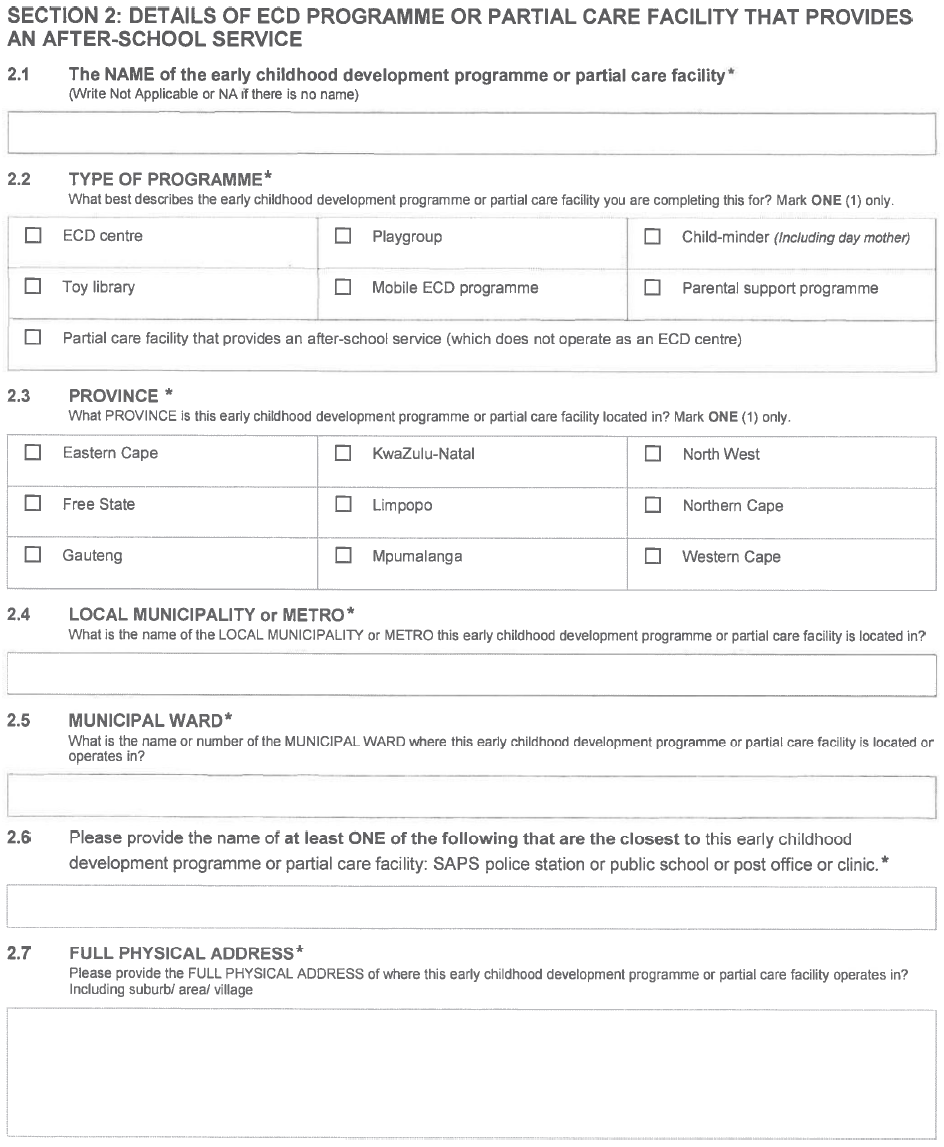 N762 Section 2 of self assessment