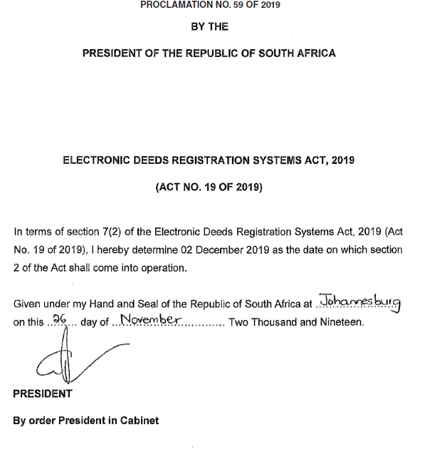 Proc59 Commencement of Section 2