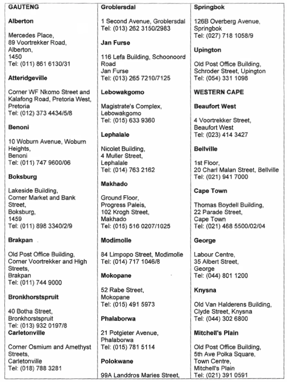 R3318 Schedule One vii