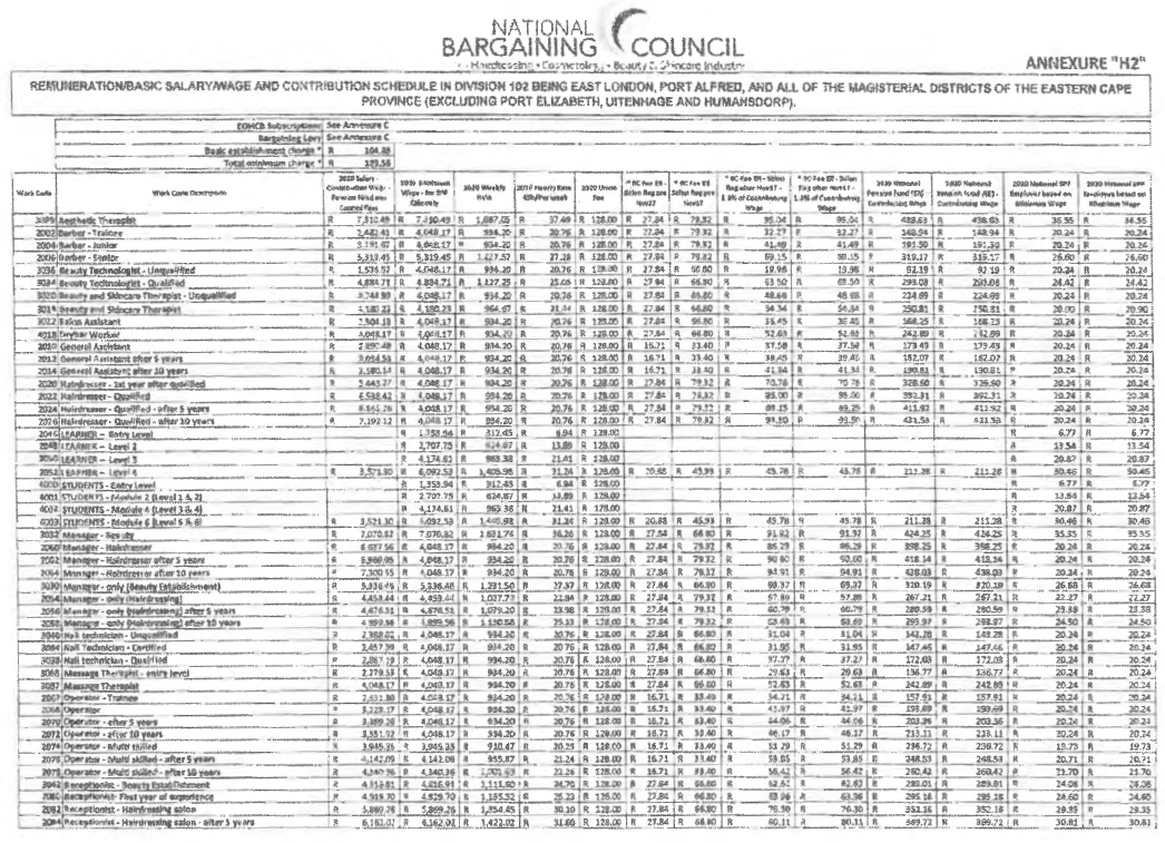 R663 Annexure H2 Remuneration