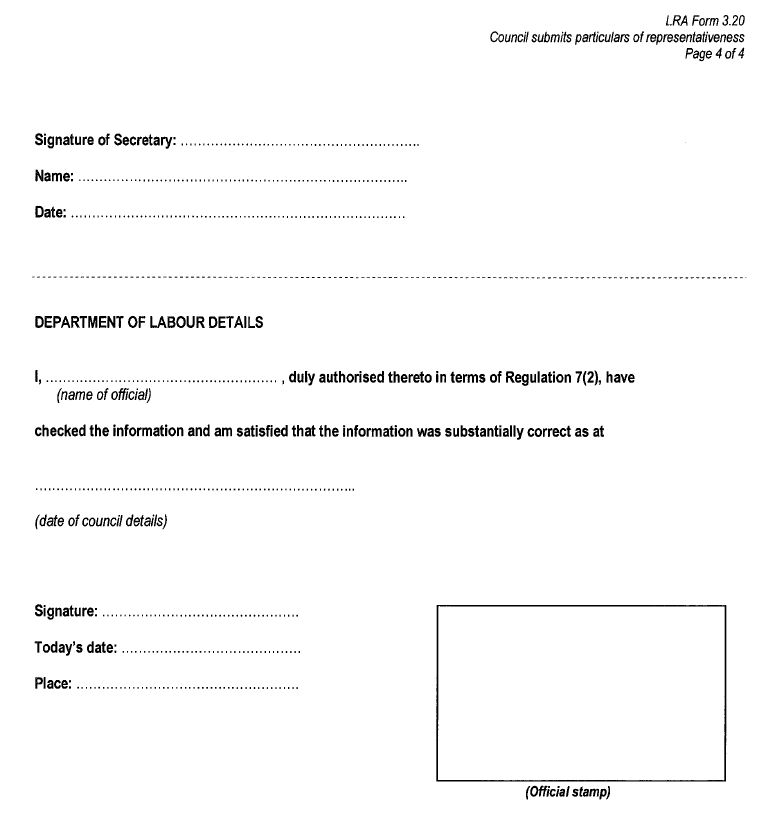 LRA Form 3.20 (Page 4)