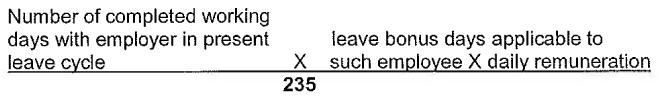 R260 Part ll formula