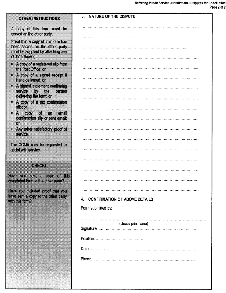 LRA Form 3.12 (Page 2)