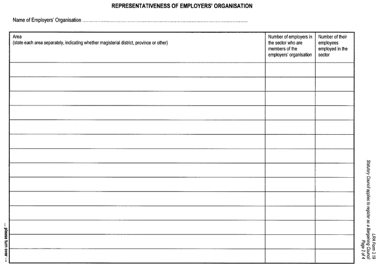 LRA Form 3.19 (Page 2)