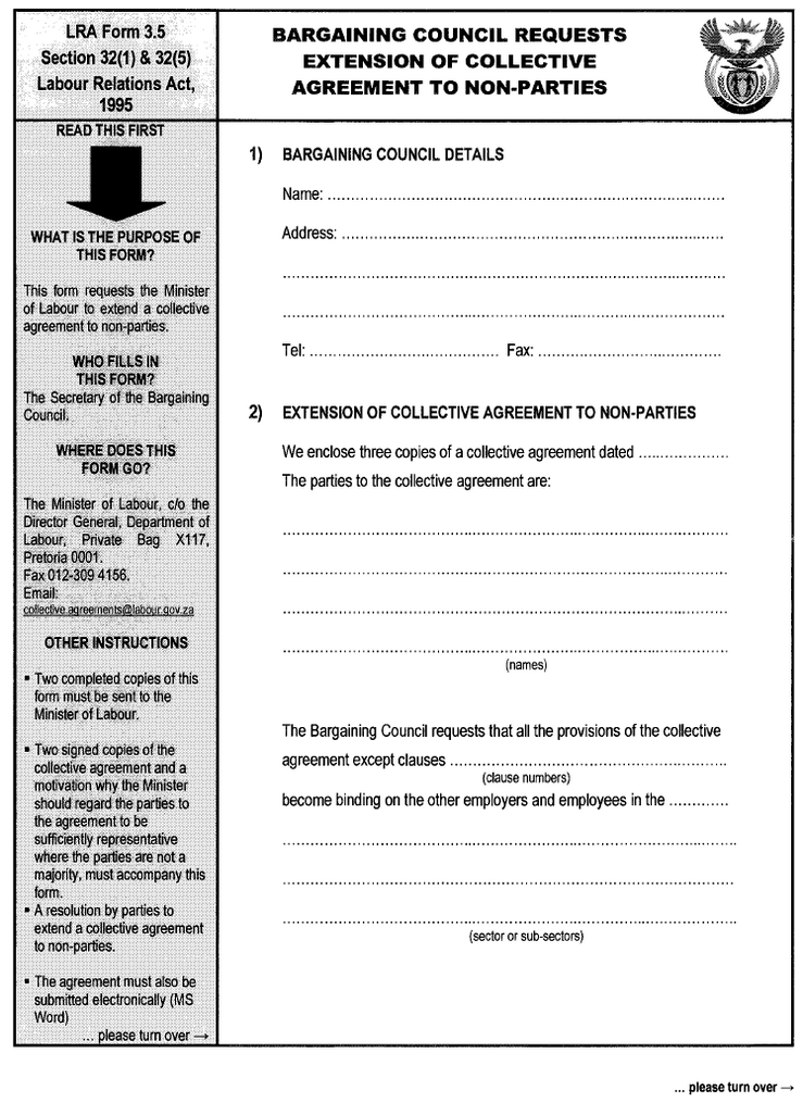 LRA Form 3.5 (page  1)