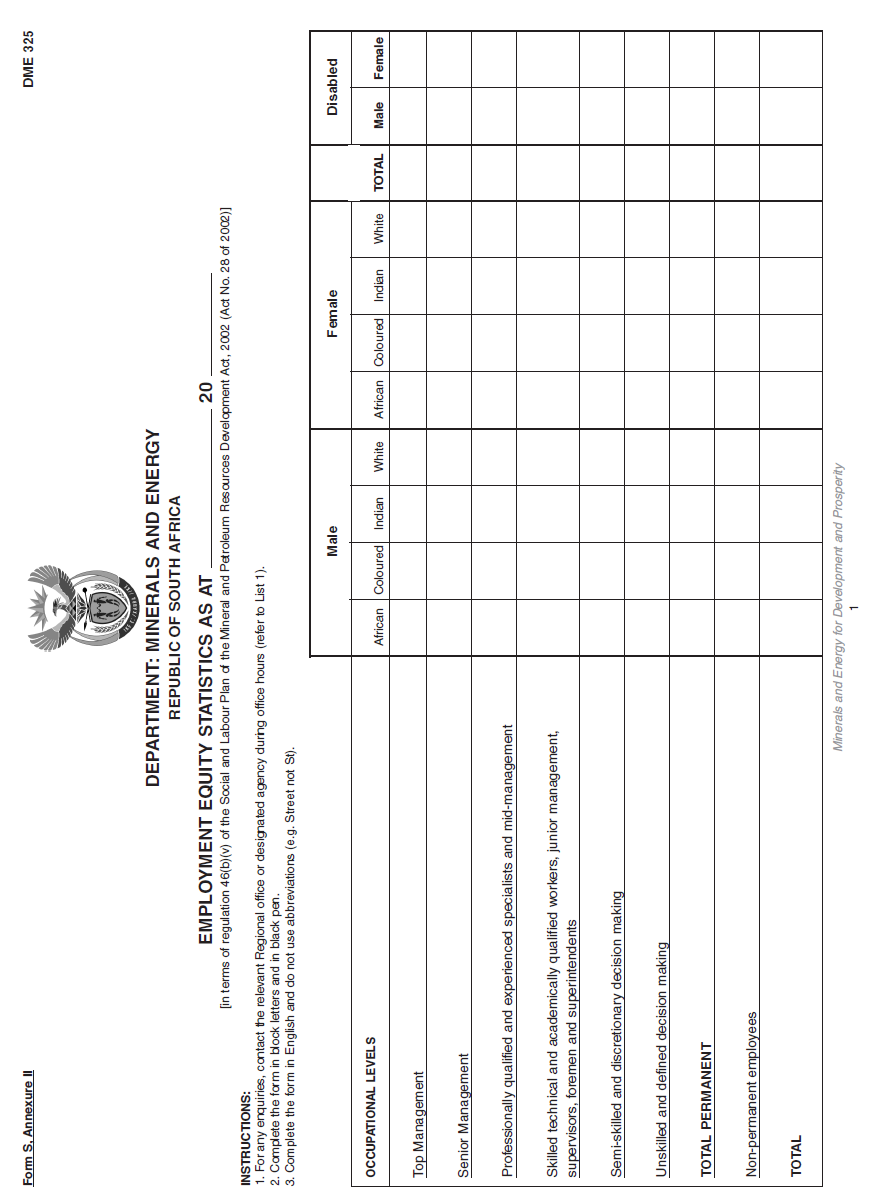 Annexure II Form S (1)