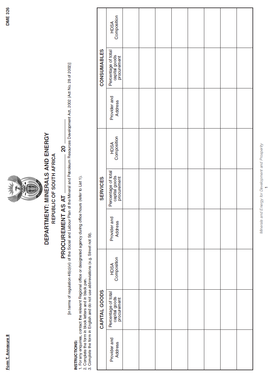 Annexure II Form T (1)