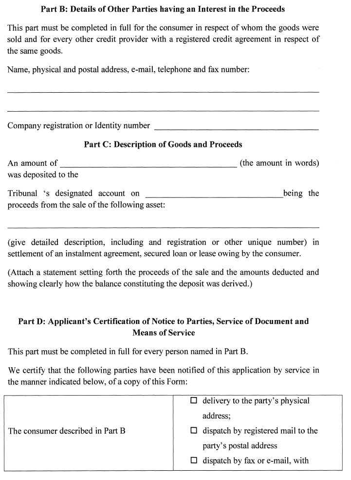 Rules Part 7 Form TI.127(6)(page 2)