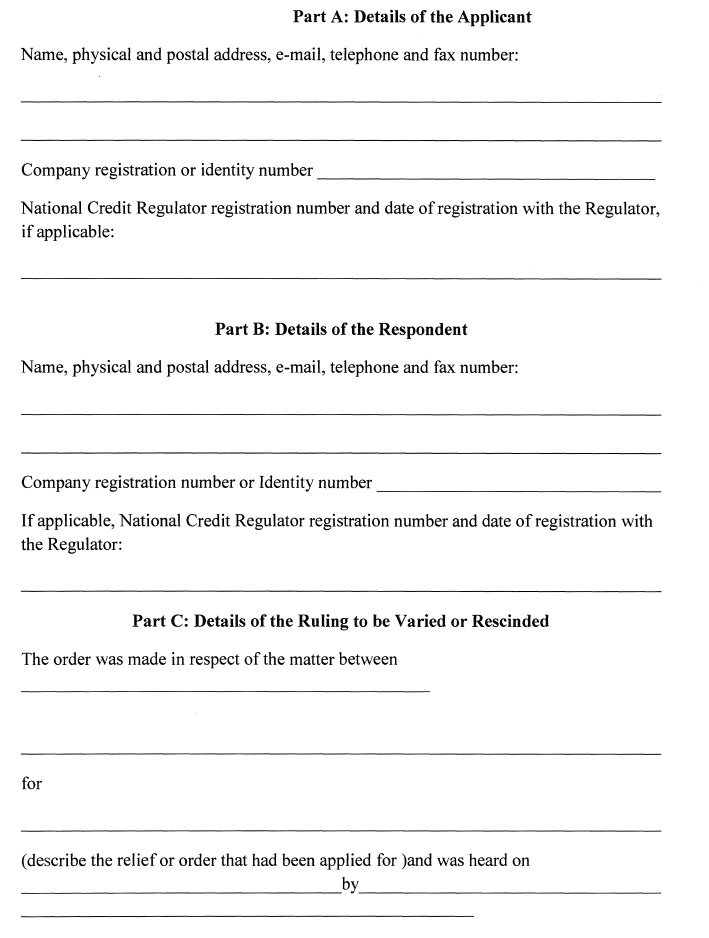 Rules Part 6 Form TI.165 (page 2)