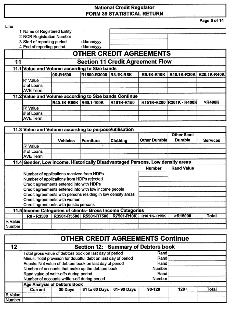 NCR Form 39 (Page 6)