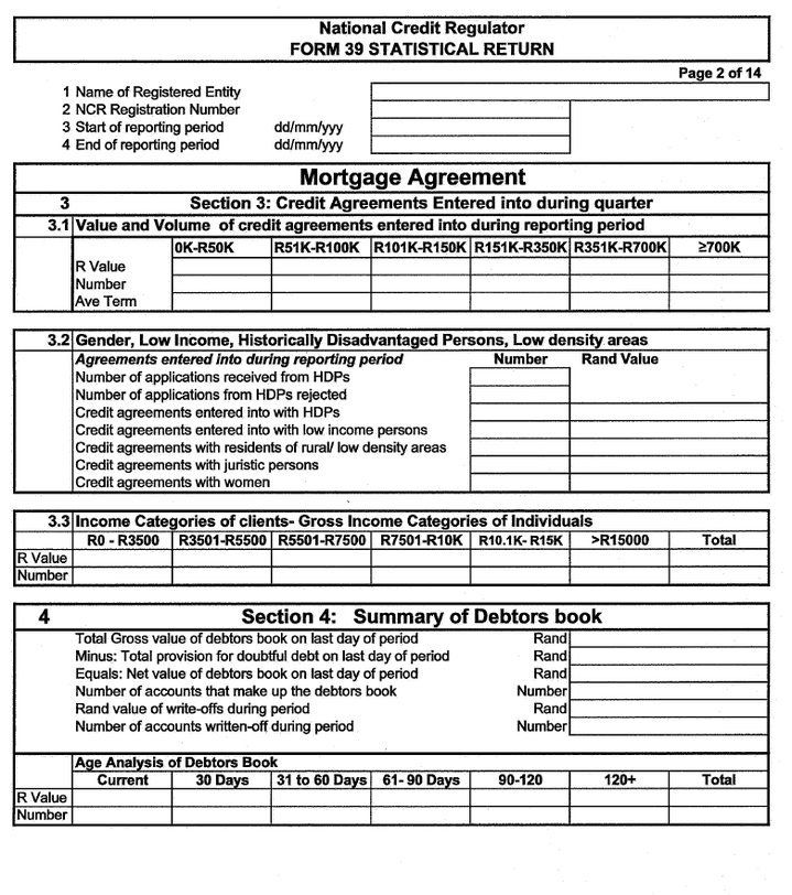 NCR Form 39 (Page 2)