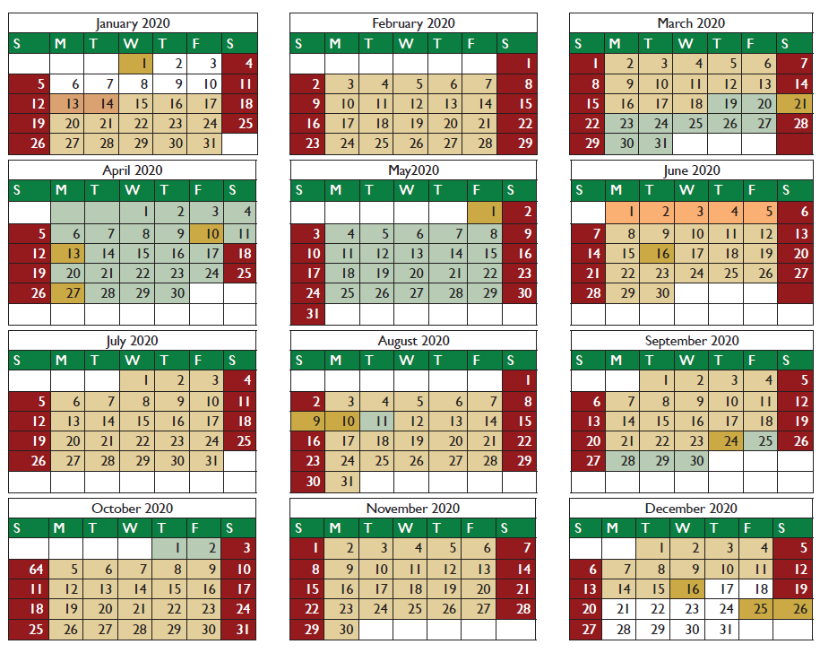 N666 Amended 2020 School Calendar