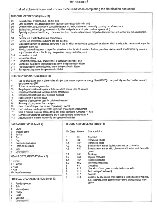 N22 Annex 3