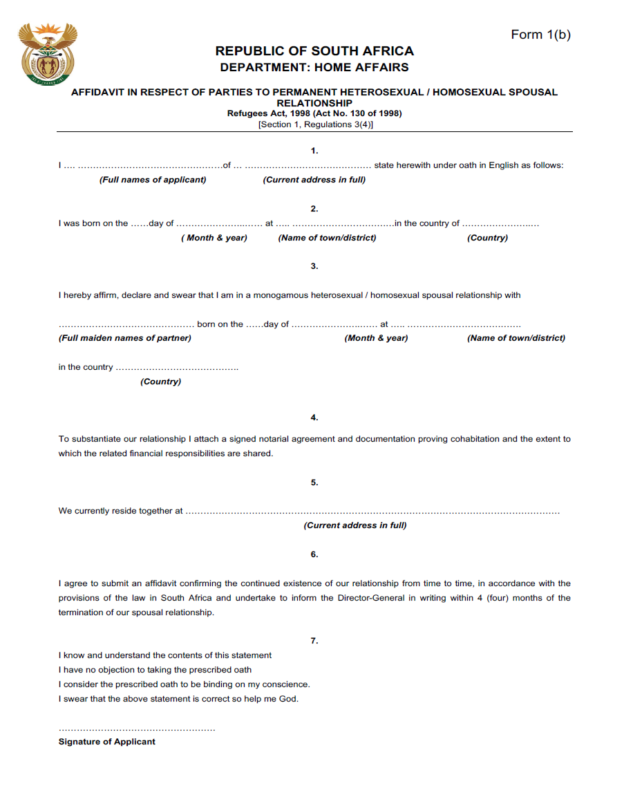 Form 1 (b)